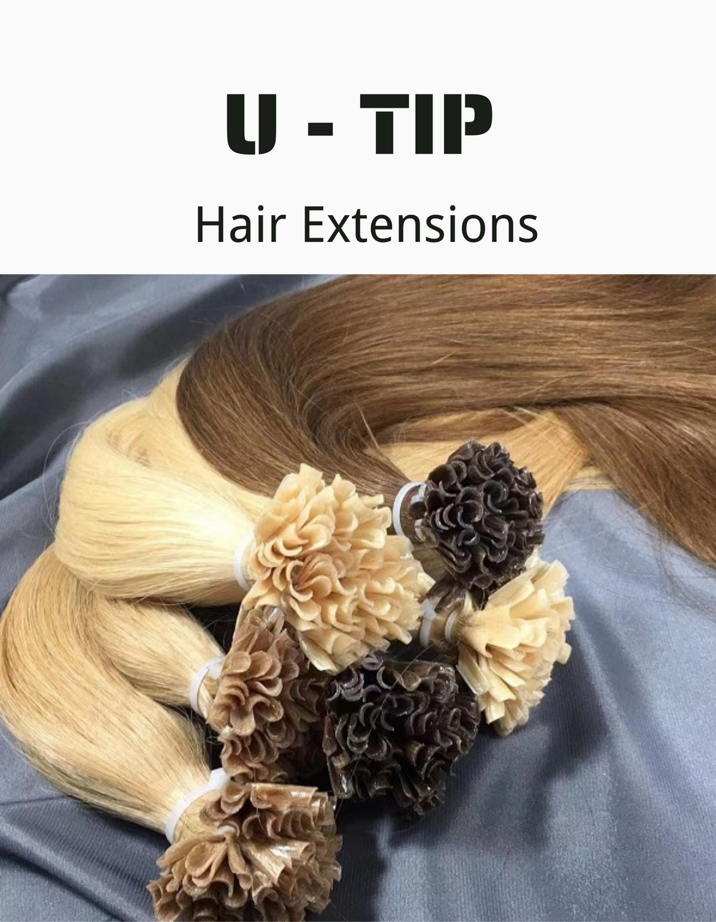 HUMAN HAIR EXTENSION|U TIP HAIR EXTENSION|FUSHION HAIR EXTENSION |SOLID COLOR