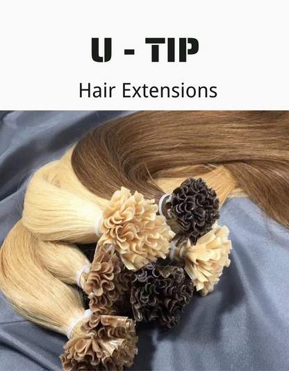 HUMAN HAIR EXTENSION|U TIP HAIR EXTENSION|FUSHION HAIR EXTENSION |SOLID COLOR